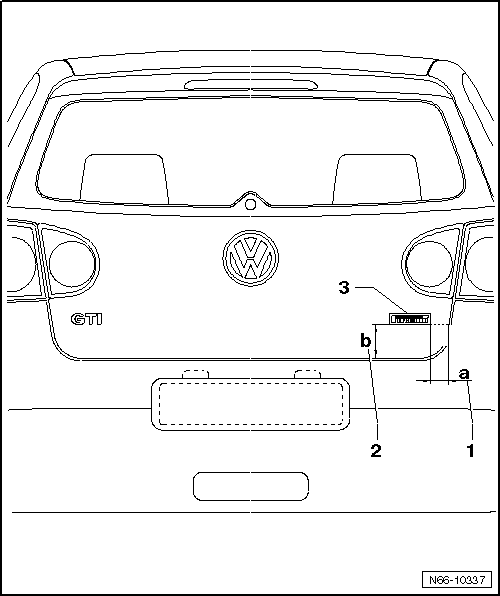Monogrammes arrière : cotes - modèles spéciaux GTI