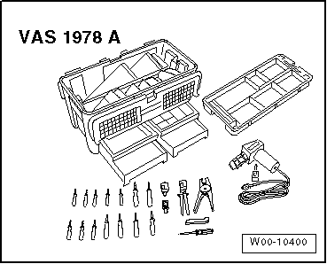 Caisse pour réparation des câblages -VAS 1978A