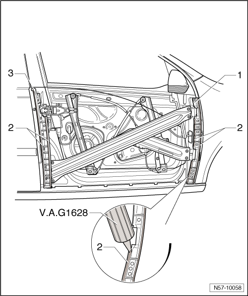 Tôle extérieure de porte neuve : repose