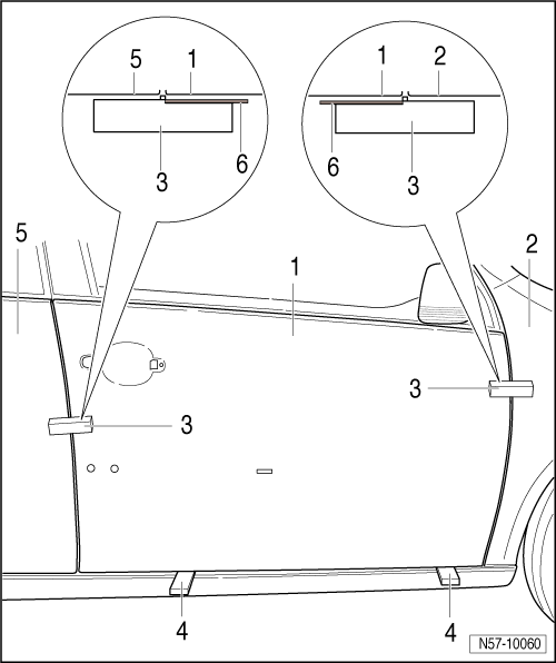 Tôle extérieure de porte neuve : repose