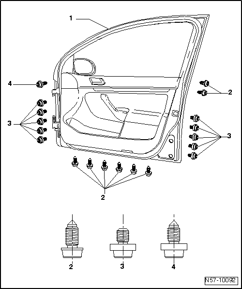 Tôle extérieure de porte : dépose et repose