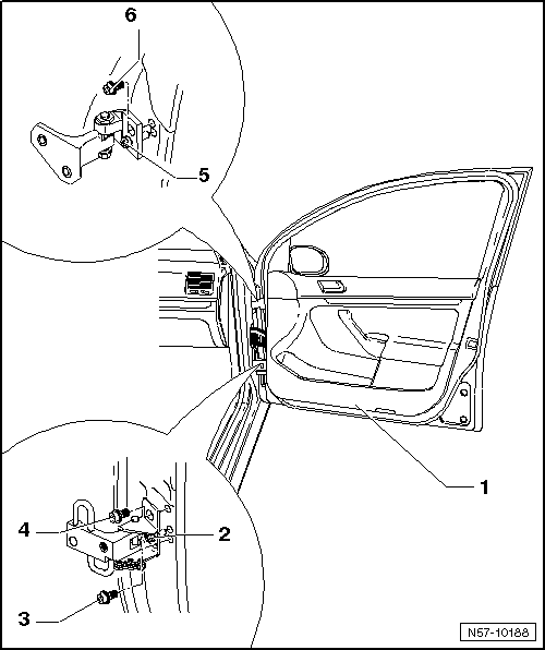 Porte : réglage à ras de l'aile