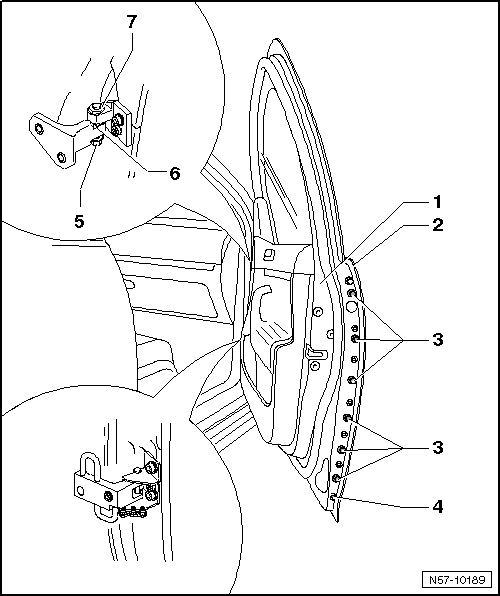 Porte : réglage des jeux d'ouverture