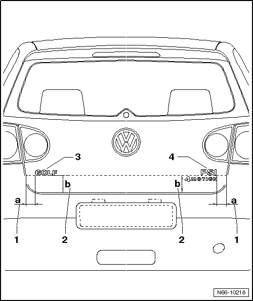 Monogrammes arrière : cotes