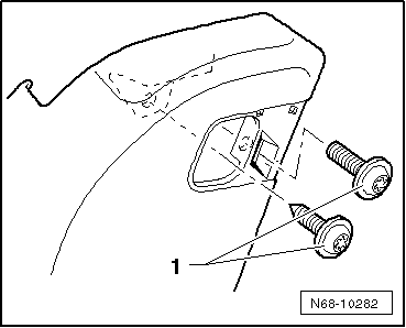 Revêtement de passage de roue, véhicules 4 portes, sans sac gonflable latéral arrière, 06/2005► : dépose et repose
