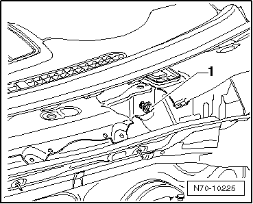 Traverse/tableau de bord : dépose et repose (véhicules avec direction à gauche)