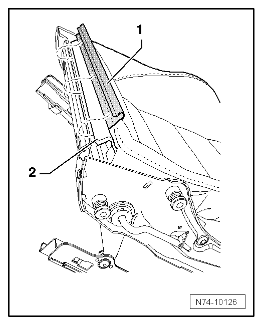 Garniture et rembourrage d'assise de siège baquet avant : dépose et repose