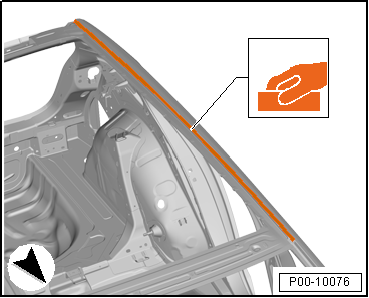 Prétraitement de la surface de collage lors du remplacement de pavillons soudés au laser