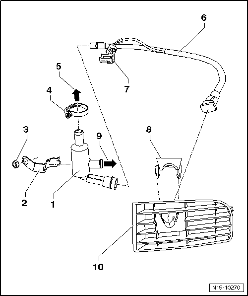 Préchauffage du moteur : vue d'ensemble du montage pour MPI 1,6 l MPI, FSI 2,0 l, TDI 1,9 l