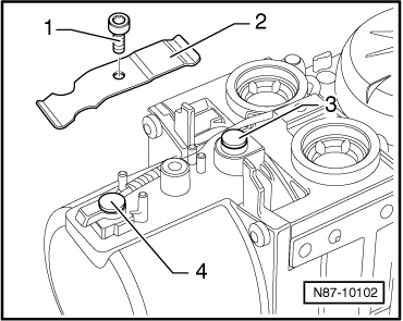 Détecteur de température -G18- et détecteur de surchauffe -G189- : dépose et repose