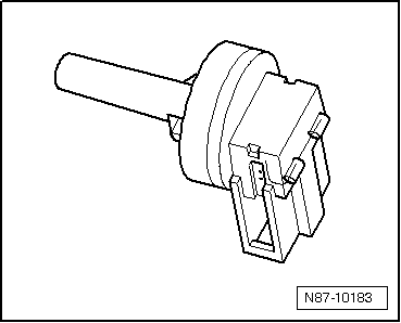 Transmetteur de température de diffusion de l'évaporateur -G263- ou détecteur de température d'évaporateur -G308