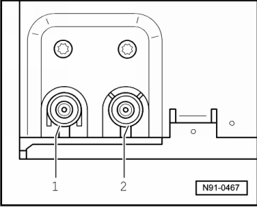 Connecteurs 7 et 8, raccords d'antennes