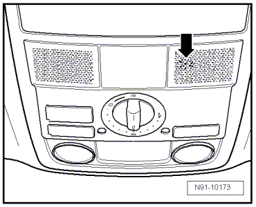 Microphone de l'installation téléphonique : dépose et repose