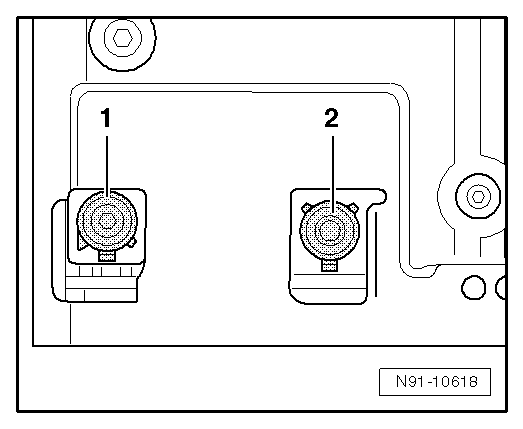 Connecteurs 5 et 6, raccords d'antennes