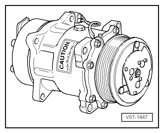 Compresseur de climatiseur avec embrayage électromagnétique