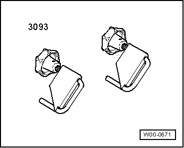 Vue d'ensemble du montage du réchauffeur de moteur : dépose et repose, TDI Common Rail 2,0 l