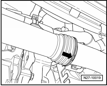 Alternateur : dépose et repose, moteur TDI 1,9 l