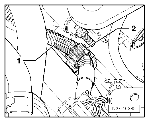 Véhicules avec moteur TDI 2,0 l, boîte à double embrayage (DSG)