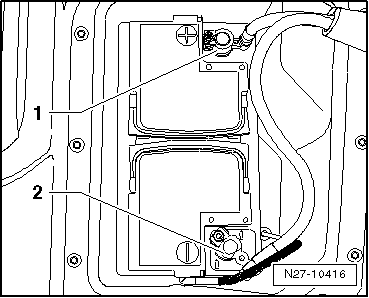 Batterie : déconnexion