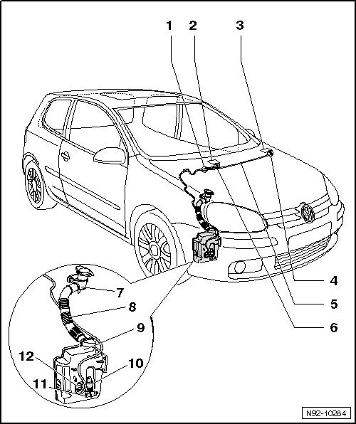 Pompe De Lave-glace Avant 2 Broches Pour Kia Picanto 2011-2017 - Avec Joint D'étanchéité, Débit Puissant, Installation Facile
