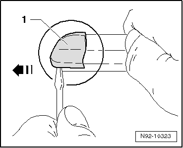 Raclette d'essuie-glace : dépose et repose, essuie-glace sans articulation (fabricant : Bosch)