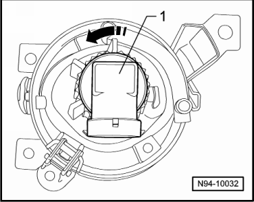 Ampoule de projecteur antibrouillard : dépose et repose