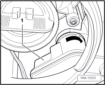 Servomoteur de réglage du site des projecteurs : dépose et repose (fabricant des projecteurs : Visteon)