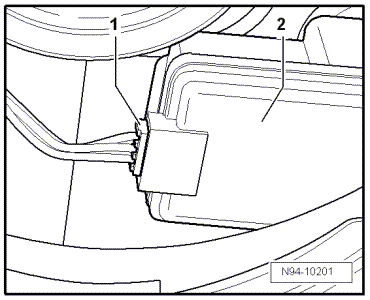 Servomoteur de réglage du site des projecteurs : dépose et repose (fabricant des projecteurs : Visteon)