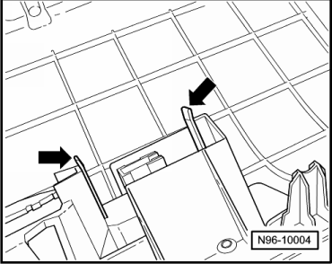 Molette de réglage du site des projecteurs -E102- et rhéostat d'éclairage des cadrans et des commandes -E20- : dépose et repose