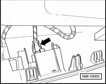 Molette de réglage du site des projecteurs -E102- et rhéostat d'éclairage des cadrans et des commandes -E20- : dépose et repose