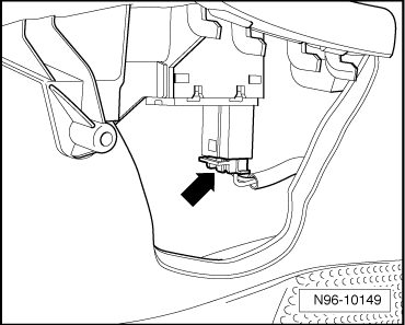 Commande de lève-glace arrière gauche -E52- et commande de lève-glace arrière droit -E54- : dépose et repose