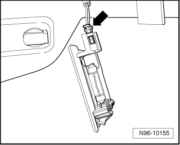 Éclaireur de coffre à bagages -W3- : dépose et repose