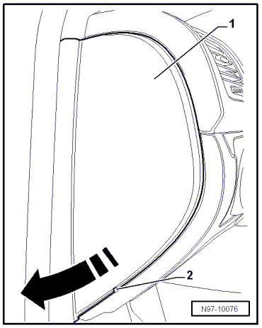 Porte-fusibles, à gauche dans le tableau de bord : dépose et repose