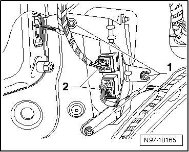 Calculateur d'identification de remorque -J345- : dépose et repose