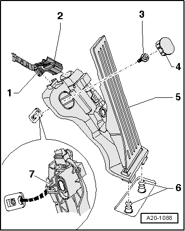 Module d'accélérateur : dépose et repose