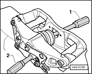 Piston d'étrier de frein FNR-G : dépose et repose