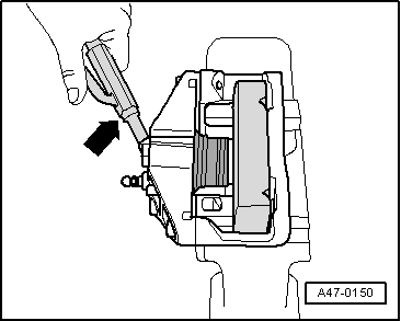 Piston d'étrier de frein FNR-G : dépose et repose