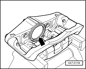 Piston d'étrier de frein FNR-G : dépose et repose