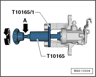 Piston d'étrier de frein Bosch  : dépose et repose