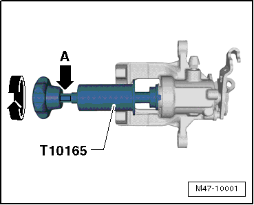 Piston d'étrier de frein Bosch  : dépose et repose