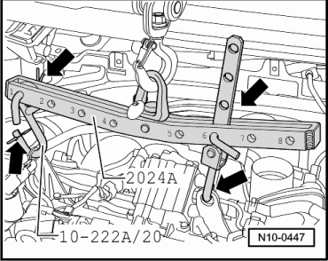 Moteur : dépose