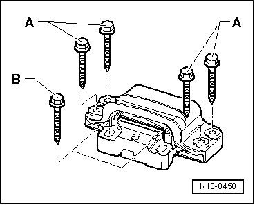 Support de l'ensemble moteur-boîte