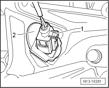 Transmetteur de régime moteur -G28- : dépose et repose