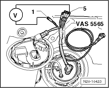 Débit de carburant : contrôle