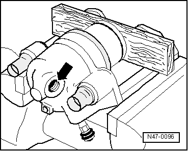 Piston d'étrier de frein FS III : dépose et repose