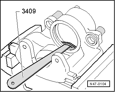 Piston d'étrier de frein FS III : dépose et repose