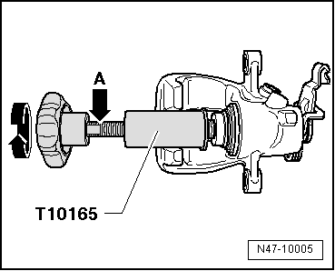 Piston d'étrier de frein : dépose et repose