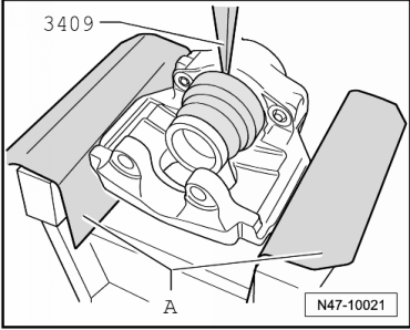 Piston d'étrier de frein FN 3 : dépose et repose