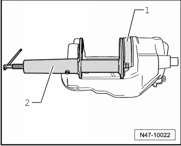 Piston d'étrier de frein FN 3 : dépose et repose