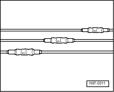 Coupure de câble avec point de réparation simple